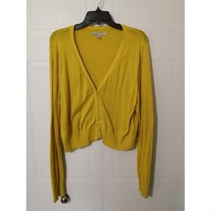Old Navy Bolero Cardigan Canary Yellow